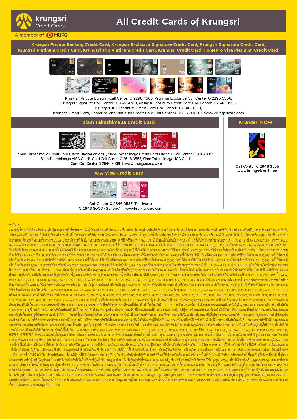 Credit Card Promotion Krungsri